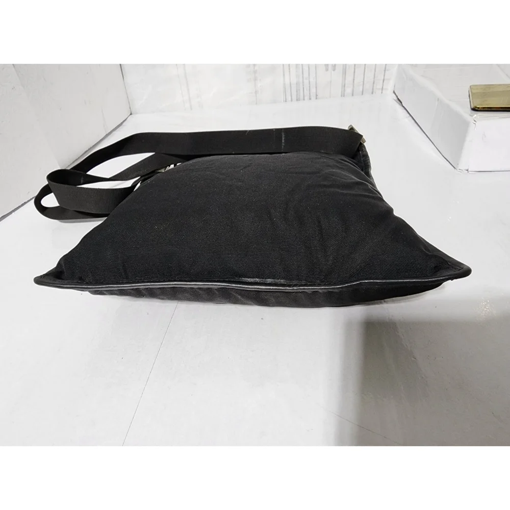 Gucci Black Denim Crossbody/Messenger Bag Black